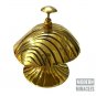 Shinny Brass Sea Scallop Design Table Bell/Antique Hotel Counter Bell/Desk Gift