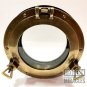 15" Inches Canal Boat Porthole Window Golden Finish Door Window Glass Porthole H