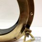 15" Inches Canal Boat Porthole Window Golden Finish Door Window Glass Porthole H