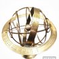 18" Large Fully Brass Armillary Sphere Engraved Nautical Astrolabe World Globes