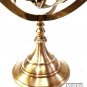 18" Large Fully Brass Armillary Sphere Engraved Nautical Astrolabe World Globes