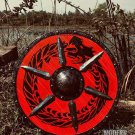 Medieval Viking Shield Battle Worn Viking Wooden Shield Viking Cosplay Halloween