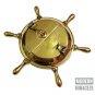 Shinny Brass Nautical Ship Wheel Astray/Copper Anchor Cigar Cigarette Tobacco