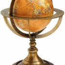 Vintage Brass Antique Armillary Tabletop Marine Sphere Globe Nautical Halloween