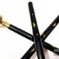 Vintage Brass Globe Handle Wooden Folding Compaq Black Walking Stick Wood Gift