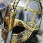 Medieval Helmet Viking Armor Reenactment Chain Mail Helmet Halloween Gift xmas