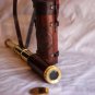 Vintage Style Solid Brass 15 Inch Pirate Telescope With leather Cover Gift