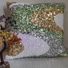 Sequins Cushion Cover multicolour(single piece)