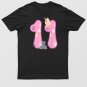 11h Birthday Cat Lover Cat Birthday Party Paws Birthday T-Shirt For Men & Women