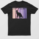 17th Birthday Gift Cute Cat Fan 17 Years Old For Girls T-Shirt For Men & Women