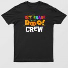 1st Grade Boo Crew Pumpkin Black Cat Halloween Teachers T-Shirt For Men & Women
