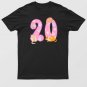 20h Birthday Cat Lover Cat Birthday Party Paws Birthday T-Shirt For Men & Women