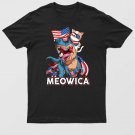 4th Of July Cat Shirts Meowica Merica American Flag Men Usa T-Shirt For Men & Women