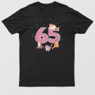 65 Years Birthday Cute Cats Pet Lover 65th Birthday Crew T-Shirt For Men & Women