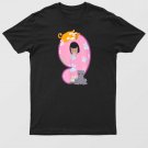 9h Birthday Cat Lover Cat Birthday Party Paws Birthday T-Shirt For Men & Women