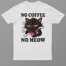 A Coffee A Day Keeps The Grumpy Away Coffee Cat With Cup T-Shirt For Men & Women