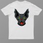 A Terrifying Cat With Yellow Eyes Sows Fear In Souls T-Shirt For Men & Women