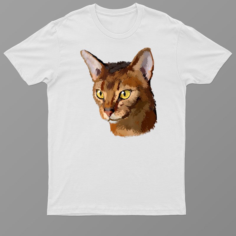 Abyssinian Cat T Shirt Tee Tees T Shirt Tshirt Men T-Shirt For Men & Women