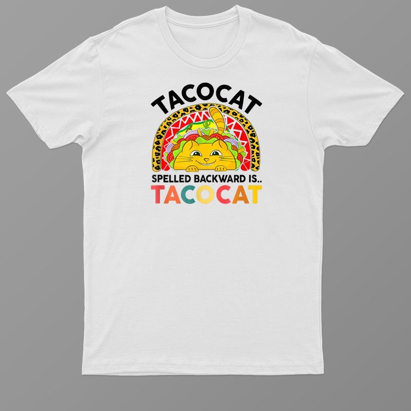 Aco Cat Spelled Backward Is Acocat Kids Youth Girl Women T-Shirt For Men & Women