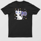 Age 20 Year Old Cute Animal Birth Born Kitten Kawaii Cat T-Shirt For Men & Women