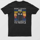 Allergic O Humans Cat Saying Fun T-Shirt For Men & Women