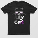 Ally Cat Asexual Sunglasses Ace Pride Flag Asexuality Lgbtq T-Shirt For Men & Women