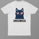 Ameowica Cat Mom Cat Lovers Cat Girlfriend Funny Cat T-Shirt For Men & Women
