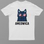 Ameowica Cat Mom Cat Lovers Cat Girlfriend Funny Cat T-Shirt For Men & Women