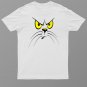 Angry Cat Face On T-Shirt For Men & Women