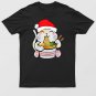 Anime Cat Santa Clausehat Japnese Kawaii Ramen Christmas T-Shirt For Men & Women