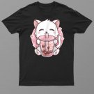 Anime Kawaii Boba Cat Bubble Tea Cat Boba Tea Cat Shirt For Men Women