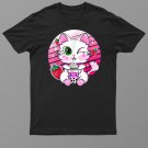 Anime Kawaii Cat Boba Bubble Tea Cat Lover Neko Girls Gifts Shirt For Men Women