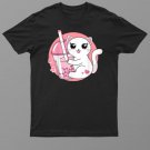 Anime Kawaii Cat Boba Bubble Tea Women Men Teen Boy Girl Kid Shirt For Men Women