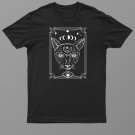 Arot Card Crescent Moon And Cat Shirt For Men Women