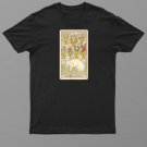 Arot Card Seven Of Cups And Cat Cosmic Graphic Cats Lover Shirt For Men Women
