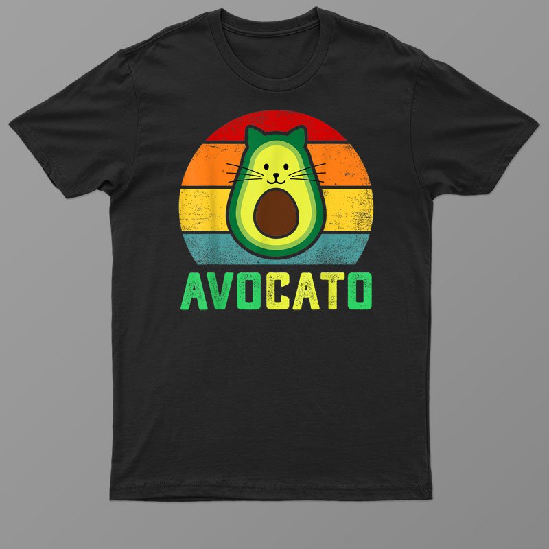 Avocato Avocato Cat Meme Cute Avocado Vegan Funny Kitten Shirt For Men Women