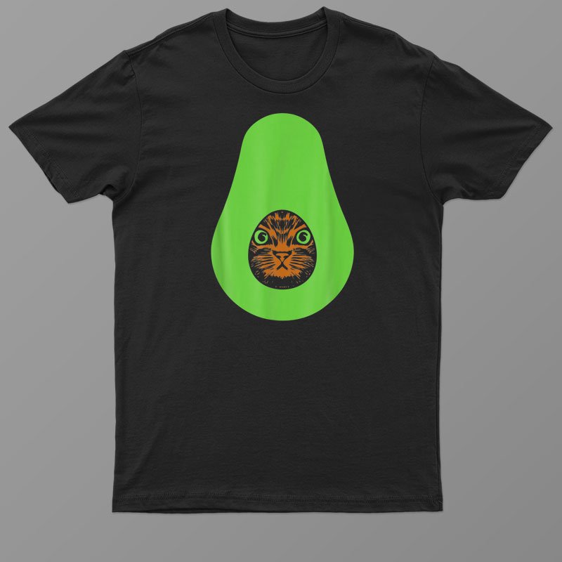 Avocato Funny Cat Gift Shirt For Men Women
