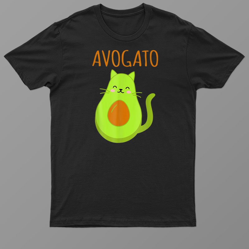 Avogato Funny Cat Avocado Cinco De Mayo Cat Lady Cat Shirt For Men Women