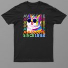 Awesome Since 1982 Funny Cat Lover 40th Birthday Shirt For Men Women
