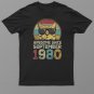 Awesome Since September 1980 42nd Birthday Gifts Cat Lovers Shirt For Men Women