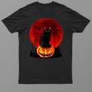 Black Cat On Pumpkin Moon Halloween Costume 2022 Shirt