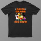 Black Cat Pumpkin Candy Ghost Seventh Grade Boo Crew Shirt