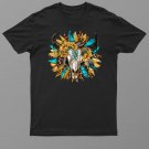 Boho Bull Skull Cow Skull Western Sunflower Shirt For Men - Women