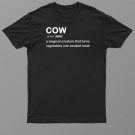 Cow And Smoked Meat Definition Funny Chef Butcher Bbq Smoker Shirt For Men - Women