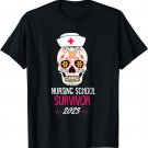 Nursing School Survivor 2023 Nurse Graduation BSN Graduate T-Shirt