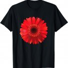 Red Gerbera Daisy Flower T-Shirt