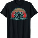 Lotus Flower Retro Vintage 80s Style T-Shirt