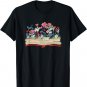 Bookworm Avid Reader Flowers Literature - Book Reading T-Shirt