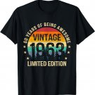 Vintage 1963 Limited Edition 60 Year Old Gifts 60th Birthday T-Shirt