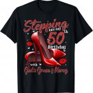 High Heels Stepping Into My 50th Birthday 50 and Fabulous T-Shirt